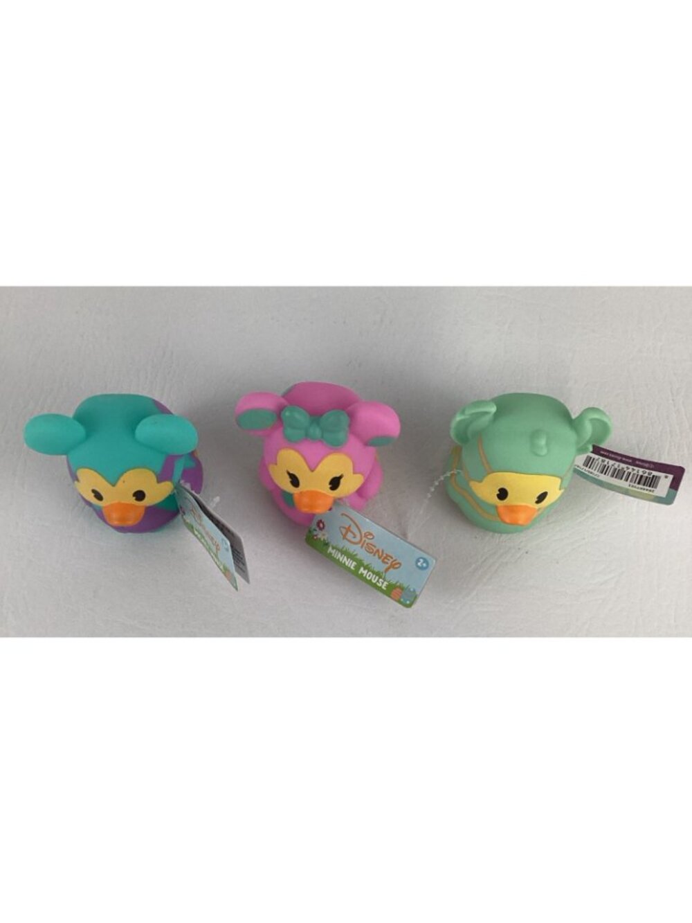 Disney Duckalooz Springtime Rubber Ducks Mickey Minnie Mouse Stitch Easter Lot - Picture 2 of 7